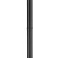 Z-Lite Sana 592PHBR-567P-BK 3-Light Black Aluminum Frame Clear Seedy Glass Shade Outdoor Post Mounted Fixture
