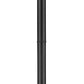 Z-Lite Sana 592PHBR-567P-BK 3-Light Black Aluminum Frame Clear Seedy Glass Shade Outdoor Post Mounted Fixture