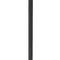 Z-Lite Sana 592PHBS-536P-BK 3-Light Black Aluminum Frame Clear Seedy Glass Shade Outdoor Post Mounted Fixture