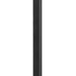 Z-Lite Sana 592PHBS-536P-BK 3-Light Black Aluminum Frame Clear Seedy Glass Shade Outdoor Post Mounted Fixture