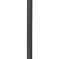 Z-Lite Sana 592PHBS-536P-BK 3-Light Black Aluminum Frame Clear Seedy Glass Shade Outdoor Post Mounted Fixture