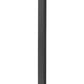 Z-Lite Sana 592PHBS-536P-BK 3-Light Black Aluminum Frame Clear Seedy Glass Shade Outdoor Post Mounted Fixture
