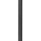 Z-Lite Sana 592PHMS-536P-BK 2-Light Black Aluminum Frame Clear Seedy Glass Shade Outdoor Post Mounted Fixture