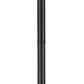 Z-Lite Sana 593PHBR-567P-BK 3-Light Aluminum Black Frame White Opal Glass Shade Outdoor Post Mounted Fixture