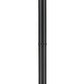 Z-Lite Sana 593PHBR-567P-BK 3-Light Aluminum Black Frame White Opal Glass Shade Outdoor Post Mounted Fixture