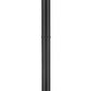 Z-Lite Sana 593PHMR-567P-BK 2-Light Aluminum Black Frame White Opal Glass Shade Outdoor Post Mounted Fixture