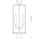 Z-Lite Sana 7" 2-Light Black Outdoor Post Mount Fixture With Seedy Glass Shade