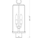 Z-Lite Sana 7" W x 20" H 2-Light Black Outdoor Post Mount Fixture With White Opal Glass Shade