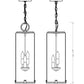 Z-Lite Sana 8" 3-Light Black Aluminum Outdoor Chain Mount Ceiling Fixture With White Opal Glass Shade
