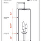 Z-Lite Sana 8" 3-Light Black Aluminum Outdoor Wall Sconce With Seedy Glass Shade