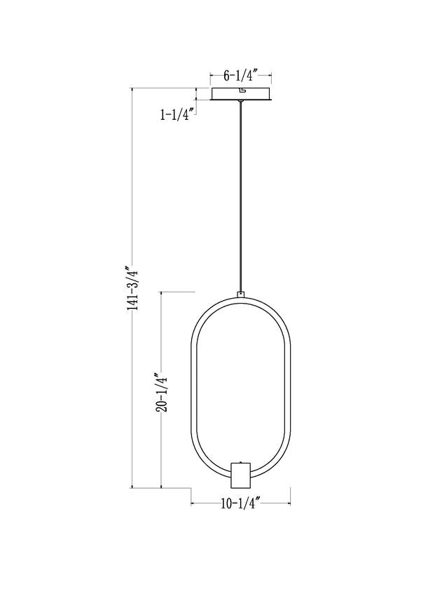 Z-Lite Saros 10" 1-Light LED-Integrated Matte Black Aluminum Frame White Silicone Shade Pendant Light