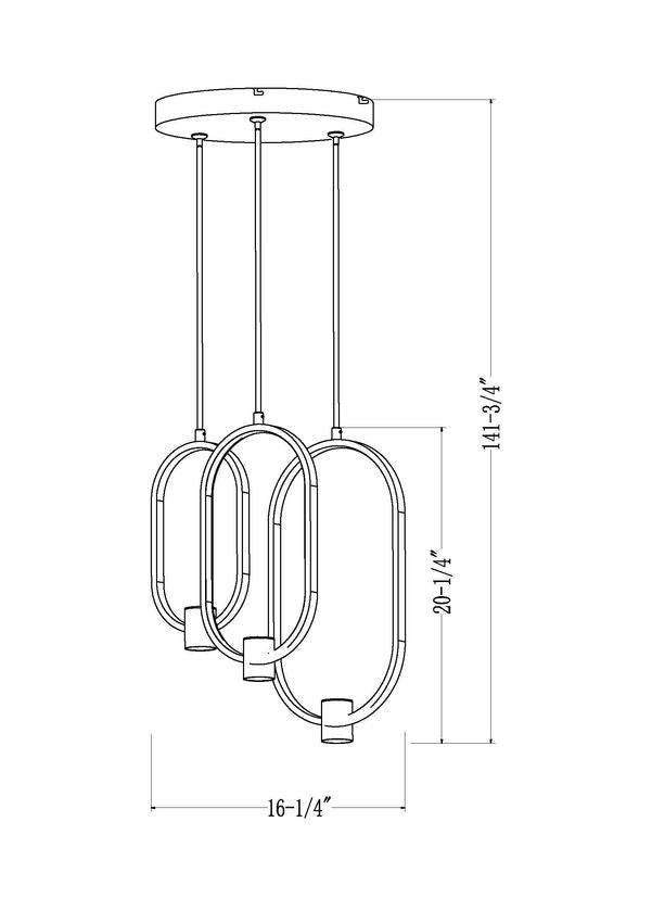 Z-Lite Saros 14" 1-Light LED-Integrated Matte Black Aluminum Frame White Silicone Shade Chandelier