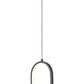 Z-Lite Saros 7" 1-Light LED-Integrated Matte Black Aluminum Frame White Silicone Shade Pendant Light