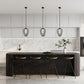 Z-Lite Savanti 12" 1-Light Matte Black Steel and White Opal Glass Shade Pendant Light