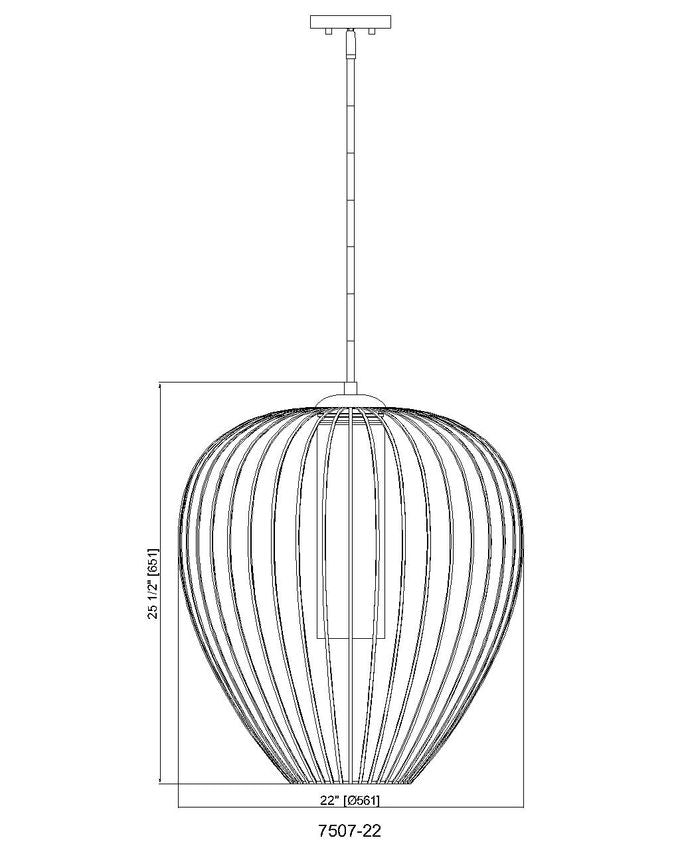 Z-Lite Savanti 22" 1-Light Modern Gold Steel and White Opal Glass Shade Pendant Light
