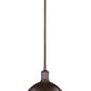 Z-Lite Sawyer 13" 1-Light Bronze Iron Pendant Light