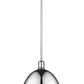 Z-Lite Sawyer 13" 1-Light Chrome Iron Pendant Light