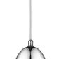 Z-Lite Sawyer 13" 1-Light Chrome Iron Pendant Light
