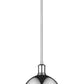 Z-Lite Sawyer 13" 1-Light Chrome Iron Pendant Light