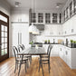 Z-Lite Sawyer 13" 1-Light Satin White Iron Pendant Light