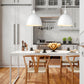 Z-Lite Sawyer 13" 1-Light Satin White Iron Pendant Light