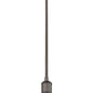 Z-Lite Sawyer 9" 1-Light Bronze Iron Pendant Light