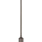 Z-Lite Sawyer 9" 1-Light Bronze Iron Pendant Light