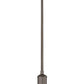 Z-Lite Sawyer 9" 1-Light Bronze Iron Pendant Light
