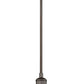 Z-Lite Sawyer 9" 1-Light Bronze Iron Pendant Light