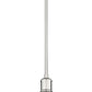 Z-Lite Sawyer 9" 1-Light Brushed Nickel Iron Pendant Light