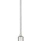 Z-Lite Sawyer 9" 1-Light Brushed Nickel Iron Pendant Light