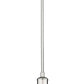 Z-Lite Sawyer 9" 1-Light Brushed Nickel Iron Pendant Light