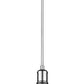 Z-Lite Sawyer 9" 1-Light Chrome Iron Pendant Light
