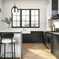 Z-Lite Sawyer 9" 1-Light Chrome Iron Pendant Light