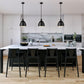 Z-Lite Sawyer 9" 1-Light Matte Black Iron Pendant Light