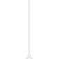 Z-Lite Sawyer 9" 1-Light Satin White Iron Pendant Light