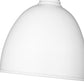 Z-Lite Sawyer 9" 1-Light Satin White Iron Pendant Light