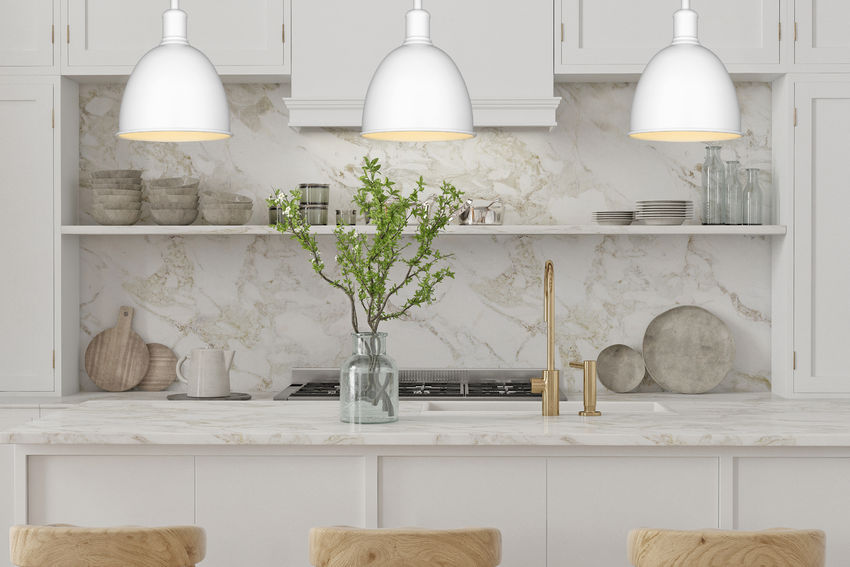 Z-Lite Sawyer 9" 1-Light Satin White Iron Pendant Light