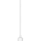 Z-Lite Sawyer 9" 1-Light Satin White Iron Pendant Light