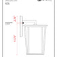 Z-Lite Seoul 10" 2-Light Black Outdoor Wall Sconce With Clear Glass Shade