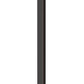 Z-Lite Seoul 14" W x 117" H 3-Light Oil Rubbed Bronze Aluminum Frame Clear Glass Shade Outdoor Post Mounted Fixture