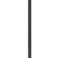 Z-Lite Seoul 18" W x 125" H 4-Light Black Aluminum Frame Clear Glass Shade Outdoor Post Mounted Fixture