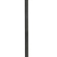 Z-Lite Seoul 18" W x 125" H 4-Light Black Aluminum Frame Clear Glass Shade Outdoor Post Mounted Fixture