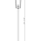 Z-Lite Seoul 18" W x 125" H 4-Light Black Aluminum Frame Clear Glass Shade Outdoor Post Mounted Fixture