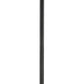 Z-Lite Seoul 18" W x 126" H 4-Light Black Aluminum Frame Clear Glass Shade Outdoor Post Mounted Fixture