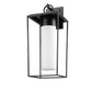 Z-Lite Sheridan 10" 1-Light Black Aluminum Outdoor Wall Sconce With White Opal Glass Shade