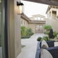 Z-Lite Sheridan 10" 1-Light Black Aluminum Outdoor Wall Sconce With White Opal Glass Shade