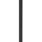 Z-Lite Sheridan 10" W x 116" H 1-Light Black Aluminum and Steel Seedy Glass Outdoor Post Mounted Fixture