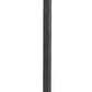 Z-Lite Sheridan 10" W x 116" H 1-Light Black Aluminum and Steel Seedy Glass Outdoor Post Mounted Fixture