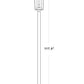 Z-Lite Sheridan 10" W x 116" H 1-Light Black Aluminum and Steel Seedy Glass Outdoor Post Mounted Fixture